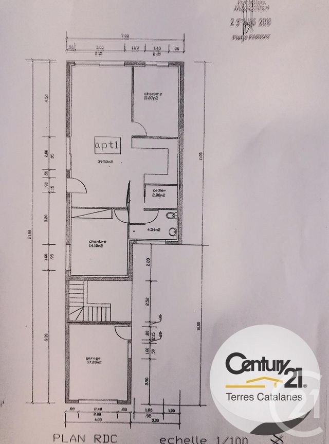 Afficher la photo en grand Appartement F3 à vendre - 3 pièces - 71.78 m2 - PERPIGNAN - 66 - LANGUEDOC-ROUSSILLON - Century 21 Terres Catalanes